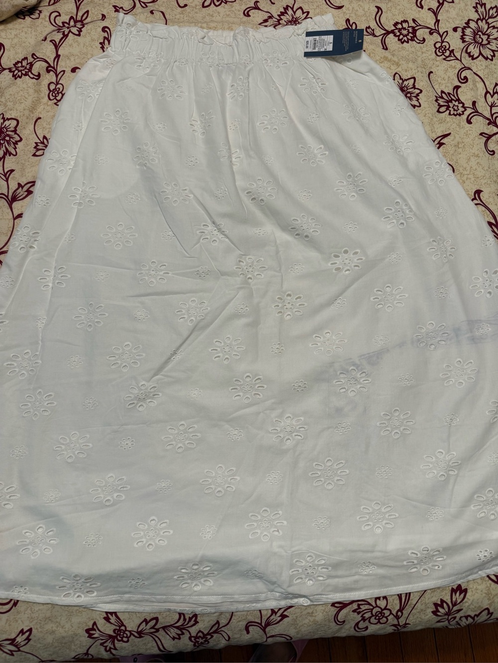 Universal Thread White Eyelet Maxi Skirt